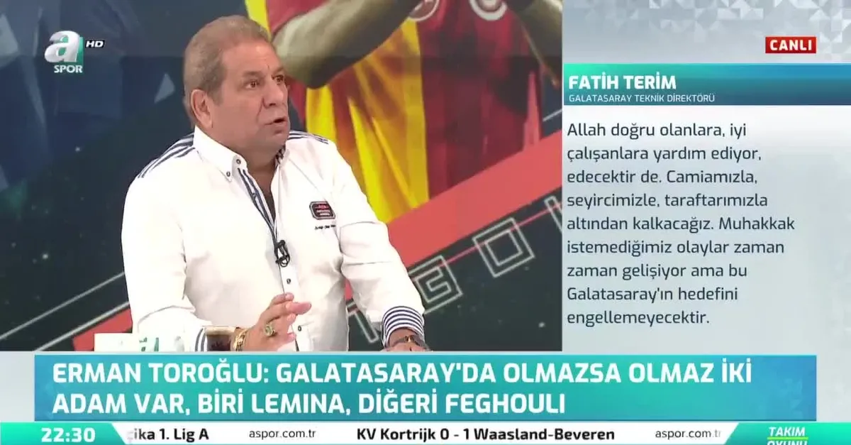 Erman Toroğlu: Bunun sorumlusu Fatih Terim