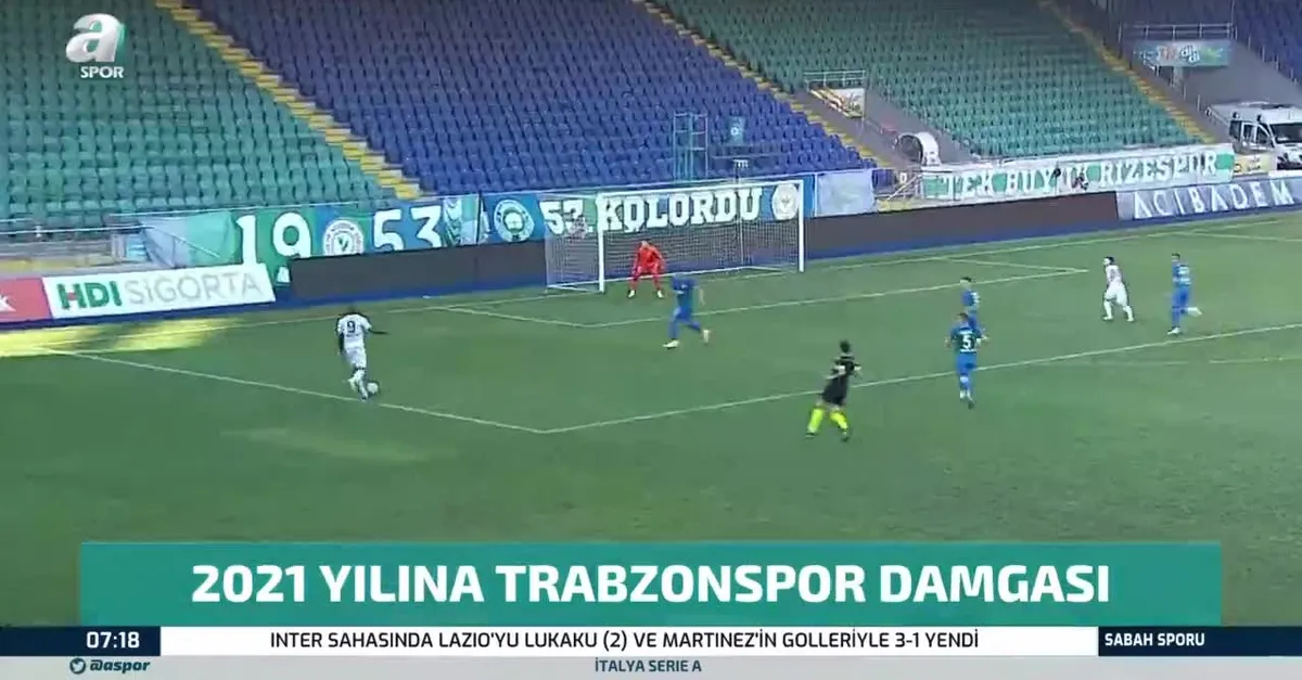 2021 yılına Trabzonspor damgası!