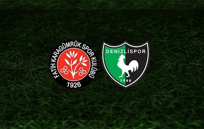 Fatih Karagümrük - Denizlispor maçı ne zaman, saat kaçta ve hangi kanalda? | Süper Lig
