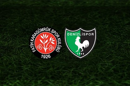 Fatih Karagümrük - Denizlispor maçı saat kaçta ve hangi kanalda?