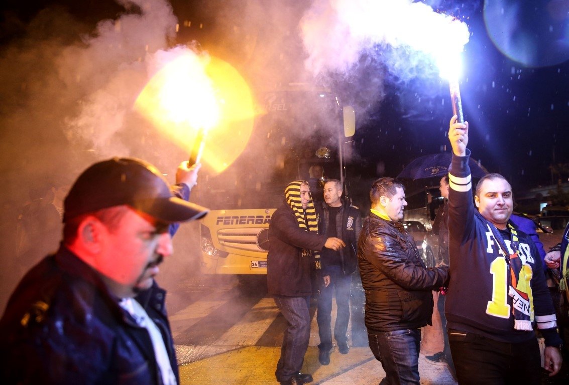 Fenerbahçe’ye coşkulu karşılama