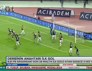 Derbinin anahtarı ilk gol