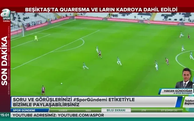 Beşiktaş'ta 2 yıldız kadroya dahil edildi
