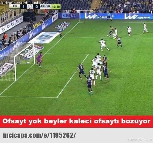 Fenerbahçe - Akhisar maçı capsleri