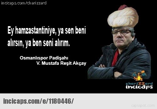 Galatasaray - Osmanlıspor caps’leri