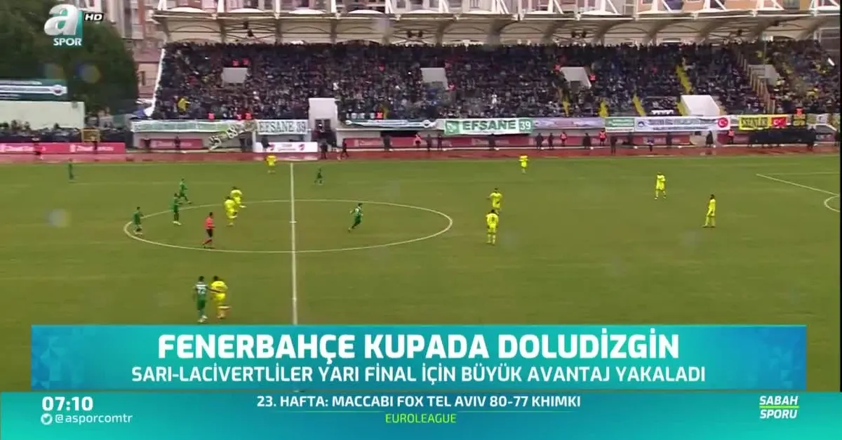 Fenerbahçe kupada doludizgin