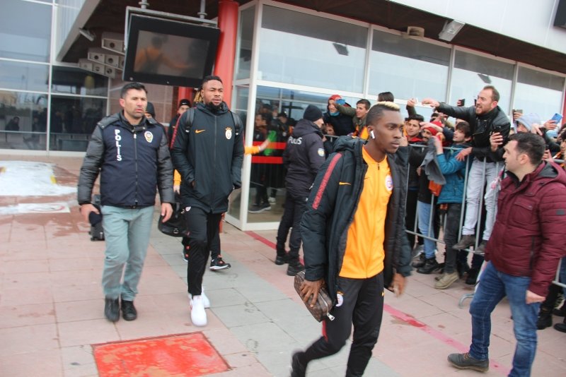 Galatasaray kafilesi Erzurum’da