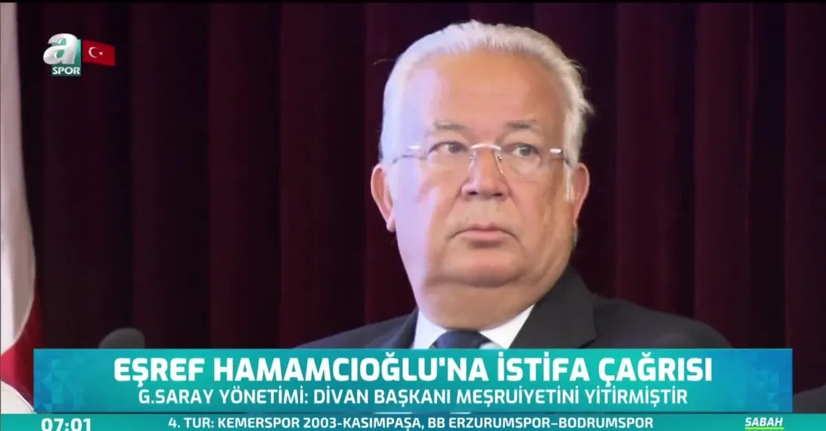 Eşref Hamamcıoğlu'na istifa çağrısı