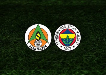 Alanyaspor - Fenerbahçe | İlk 11'ler belli oldu