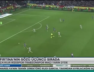 Trabzonspor'un gözü üçüncü sırada