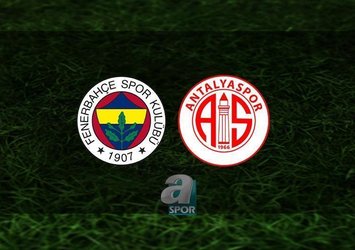 F.Bahçe Antalyaspor'u ağırlayacak!