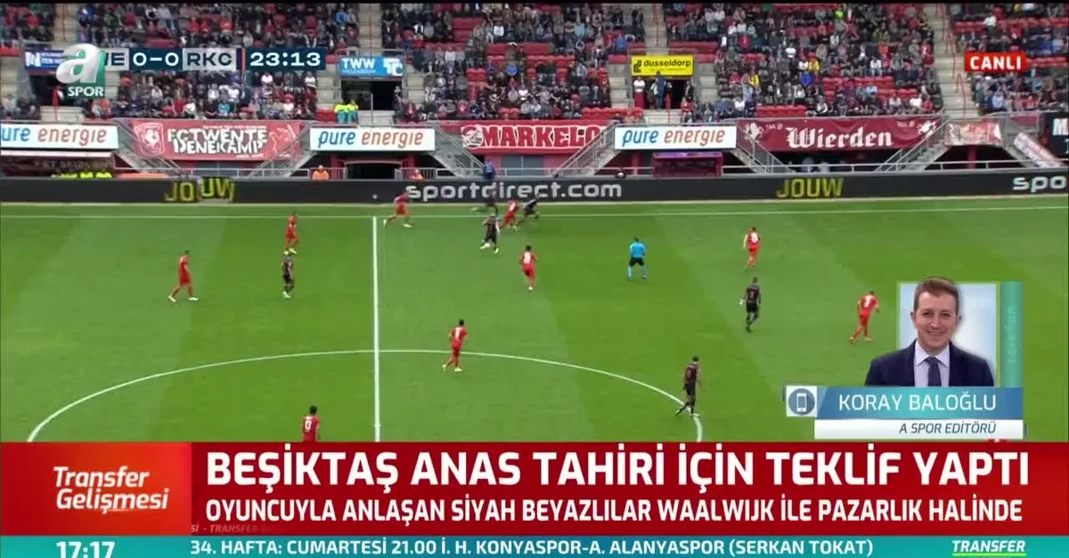 Beşiktaş Anas Tahiri için teklif yaptı
