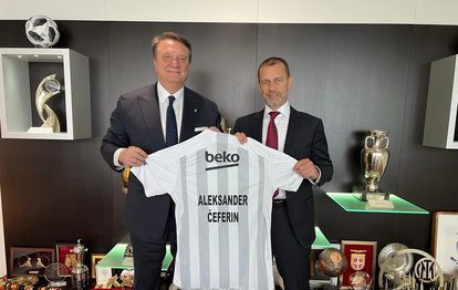 Beşiktaş Başkanı Hasan Arat’tan UEFA Başkanı Aleksander Ceferin’e ziyaret!