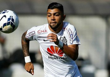 Gabigol Santos'a veda etti