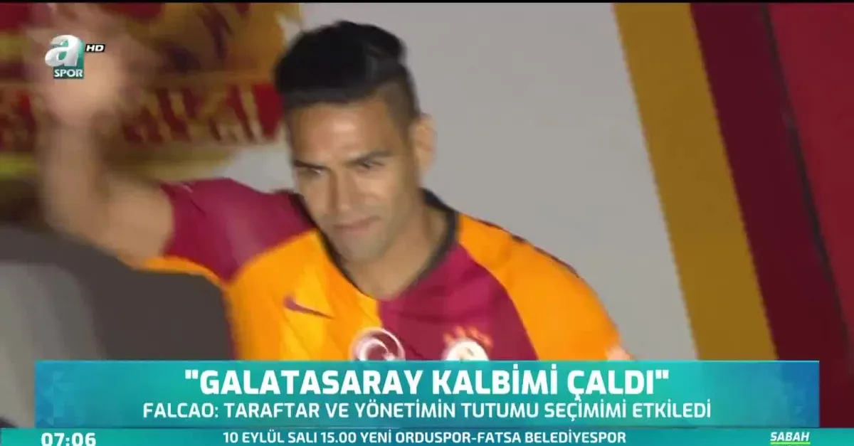 Falcao: Galatasaray kalbimi çaldı