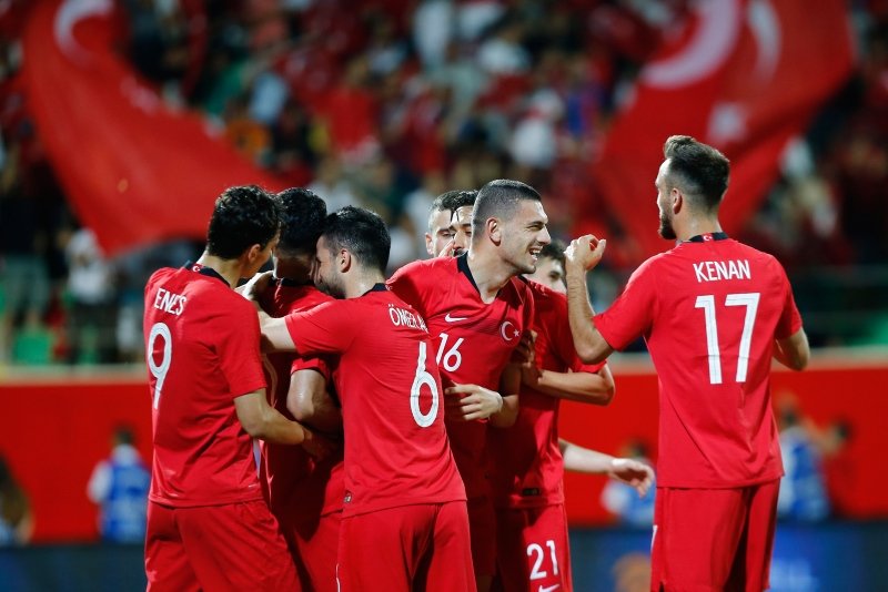 Türkiye - Özbekistan maçından kareler...