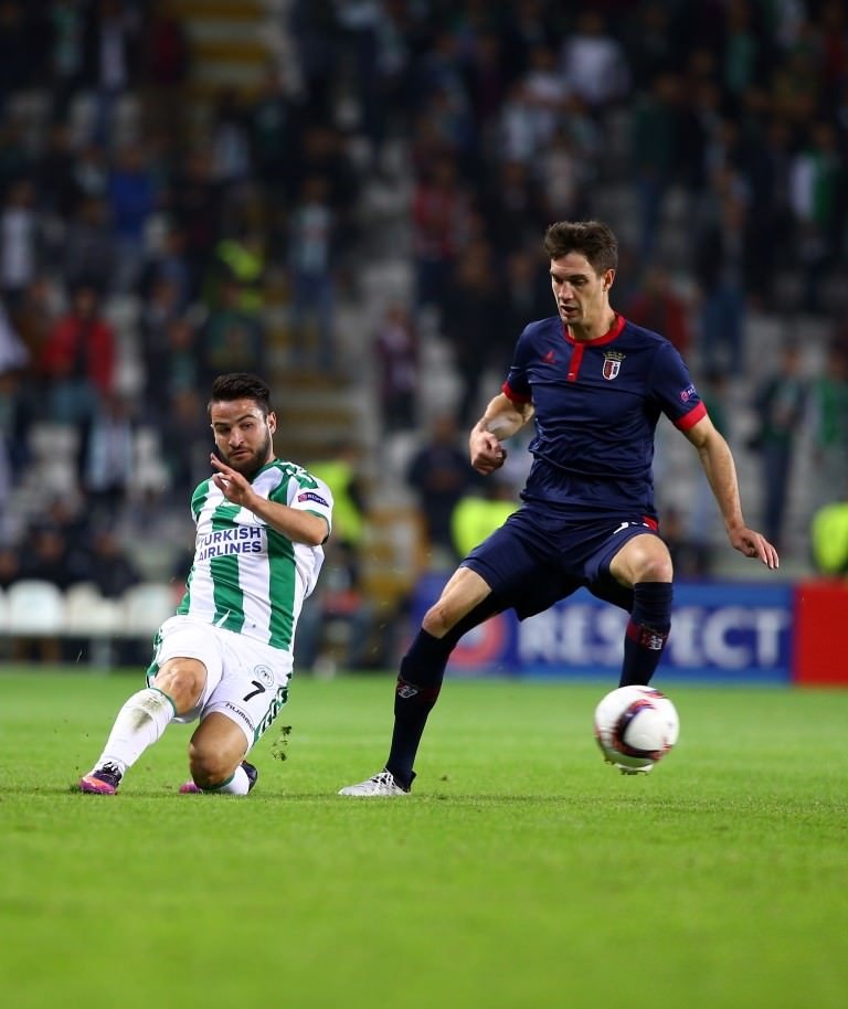 Atiker Konyaspor - Braga maçından kareler
