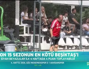 Beşiktaş kötü başladı