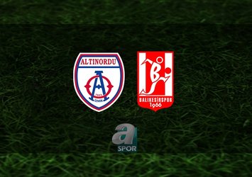 Altınordu - Balıkesirspor maçı ne zaman?