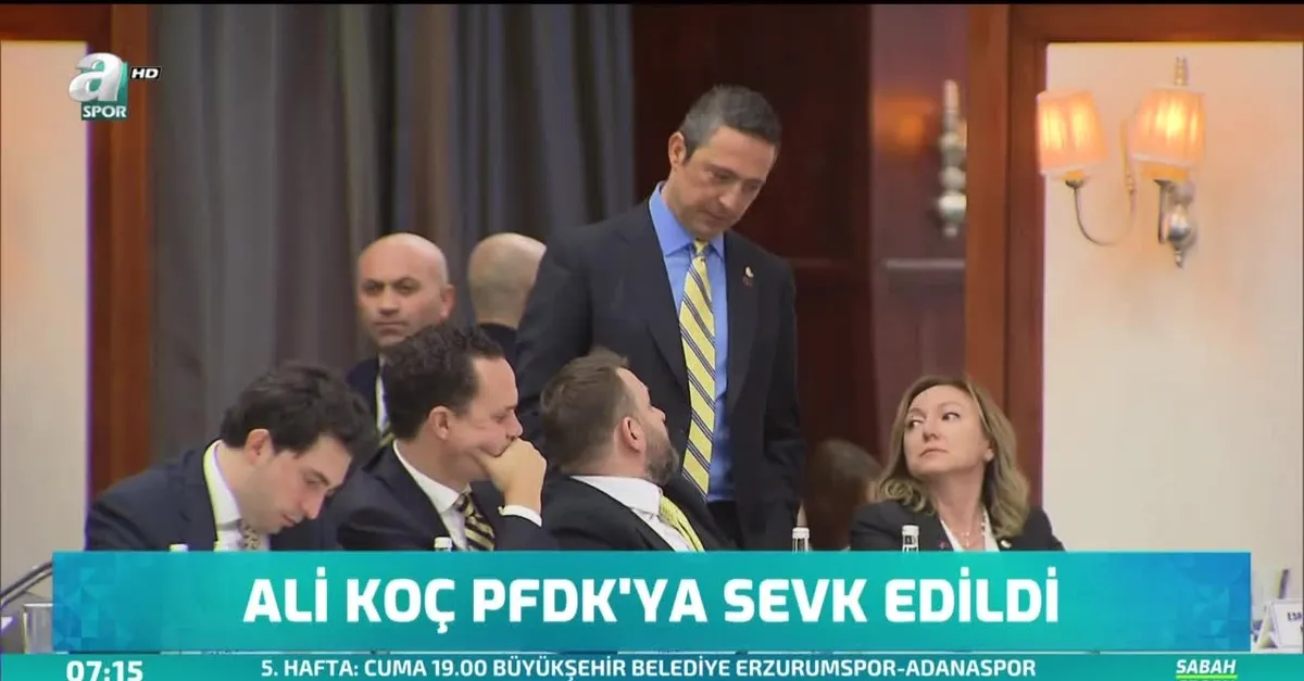Ali Koç PFDK'ya sevk edildi