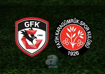 Gaziantep FK - Fatih Karagümrük maçı saat kaçta?
