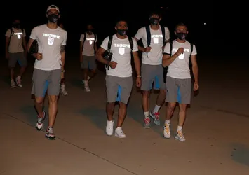 Trabzonspor kafilesi Alanya’ya geldi