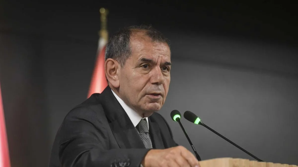 Galatasaray Başkanı Dursun Özbek'ten transfer çıkışı!