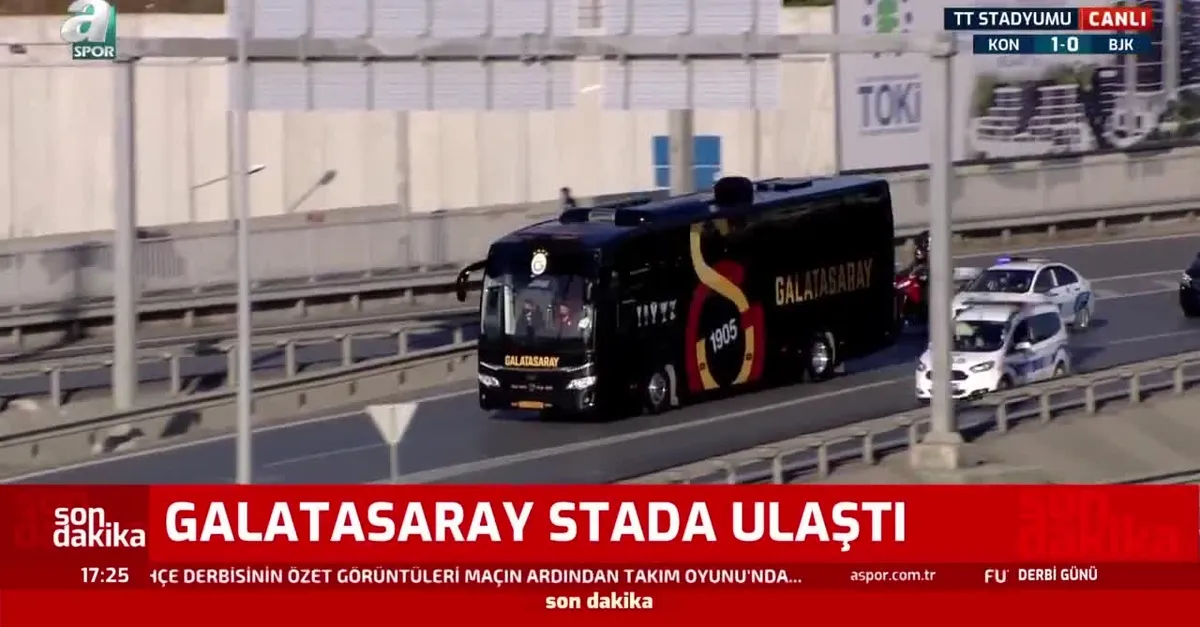 Galatasaray stada ulaştı