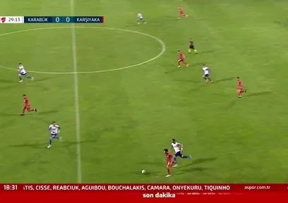 GOL | Karabükspor 0-1 Karşıyaka