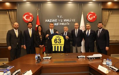 Fenerbahçe’den Hazine ve Maliye Bakanı Nureddin Nebati’ye ziyaret!
