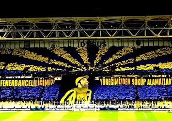 Fenerbahçe'de ‘Sefa Kalya’ koreografisi’
