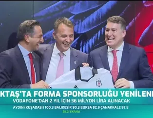 Beşiktaş'ta forma sponsorluğu yenilendi