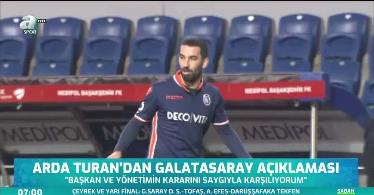 Arda Turan'dan Galatasaray açıklaması