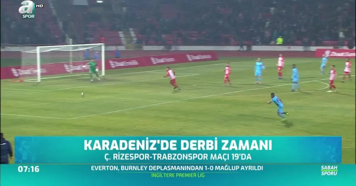 Karadeniz'de derbi zamanı