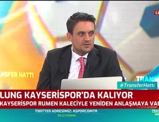 Transferin gözdesi Lung Kayserispor'da kaldı!