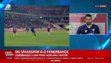 Fenerbahçe'de Luan Peres Sivasspor maçı sonras�� konuştu! "Kaybetmemek önemliydi"
