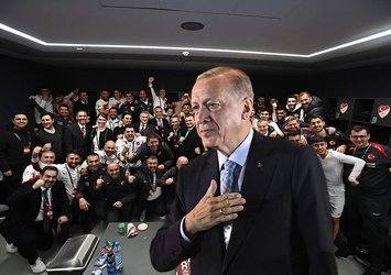 Başkan Erdoğan'dan Millilere tebrik