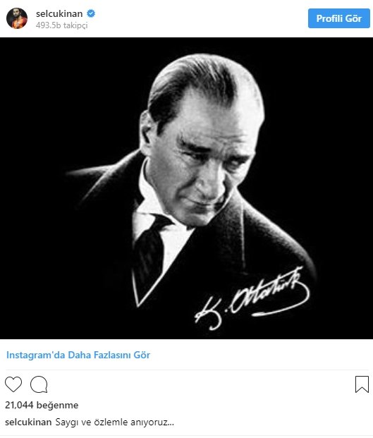 Spor Camiasından 10 Kasım Mesajları