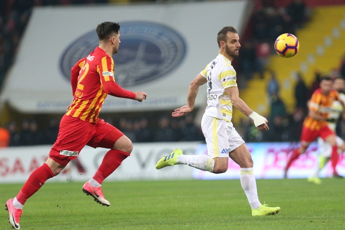 Kayserispor - Fenerbahçe maçından kareler!