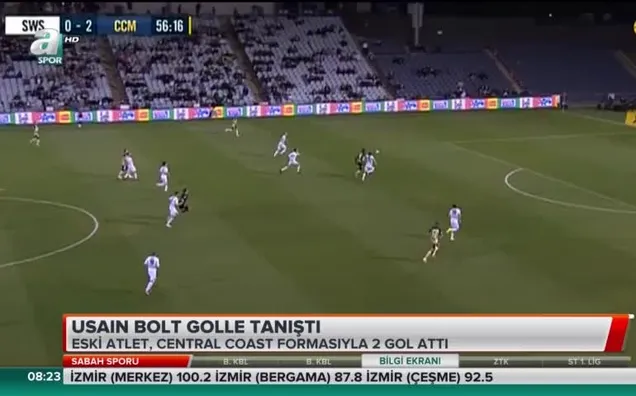 Usain Bolt golle tanıştı!