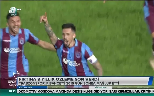 Fırtına 8 yıllık özleme son verdi