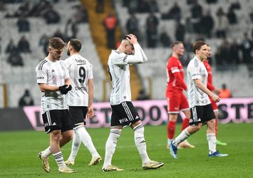 Beşiktaş'ta kötü gidişat durmuyor! Üst üste 3. mağlubiyet