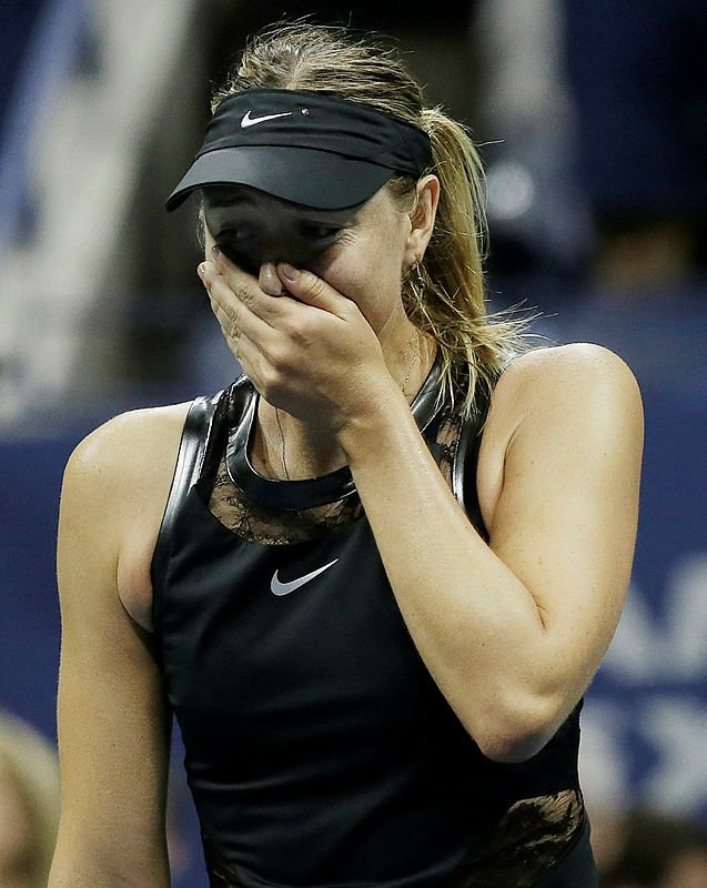 Sharapova’nın gözyaşları