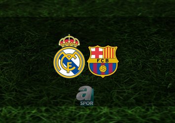Real Madrid - Barcelona maçı canlı izle!