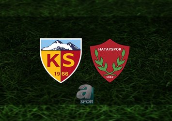 Kayserispor - Hatayspor maçı saat kaçta? Hangi kanalda?