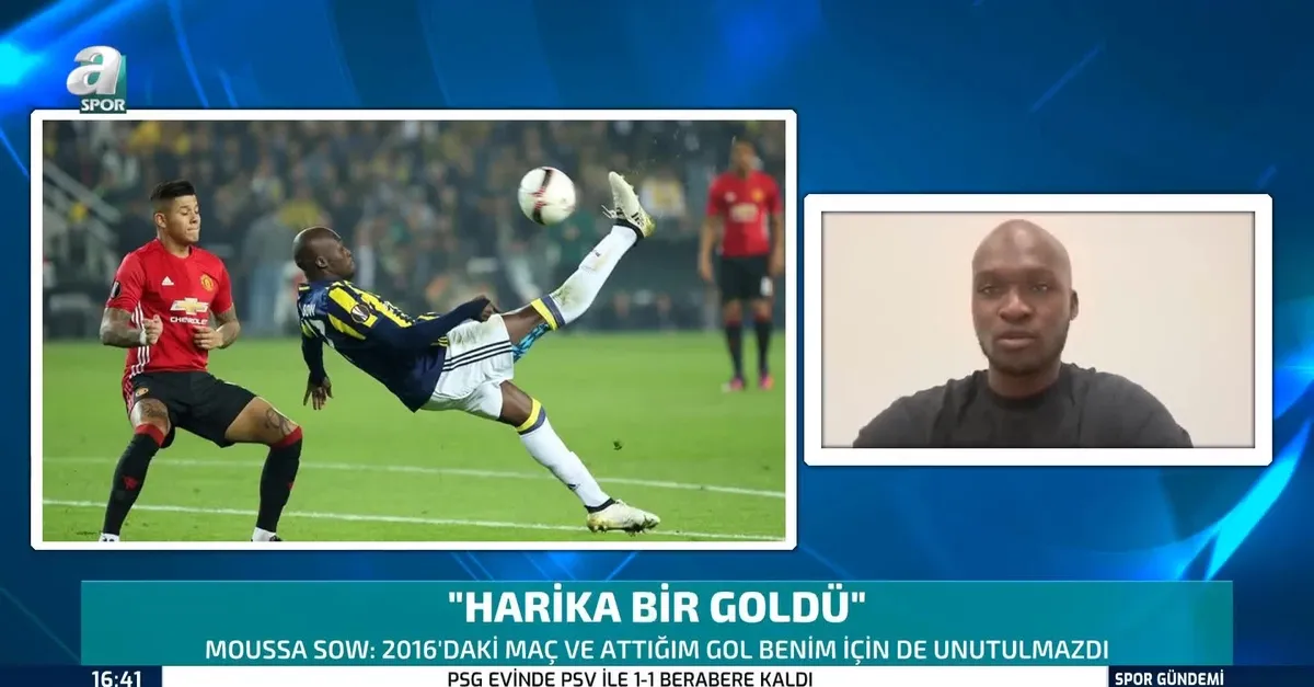 Sow ManU'ya attığı röveşata golünü anlattı! "Top bana geldiğinde..."