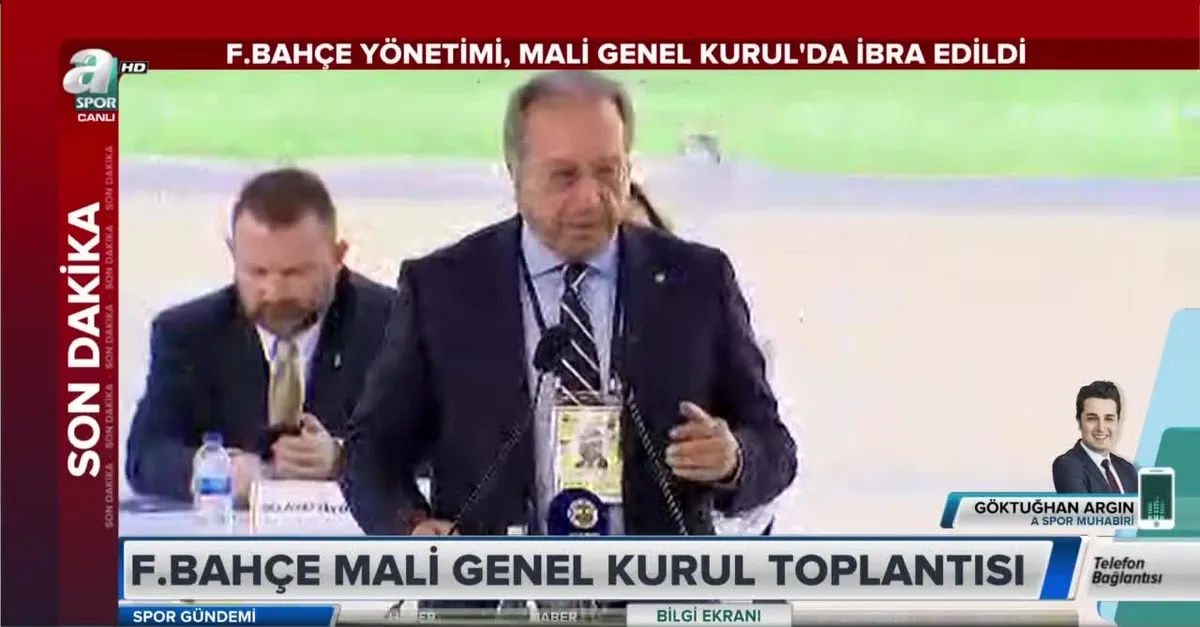 Fenerbahçe yönetimi ibra edildi