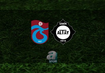 TRABZONSPOR - ALTAY MAÇI CANLI İZLE