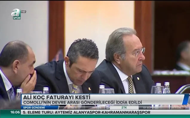 Ali Koç faturayı o isme kesti