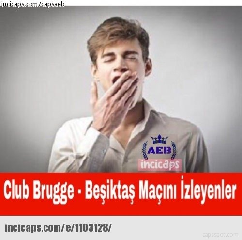 Beşiktaş - Club Brugge maçı capsleri
